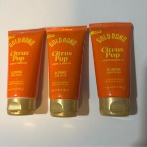 Gold Bond Vibrant Citrus Pop Glowing Hand Cream 3oz Lot Of 3 New